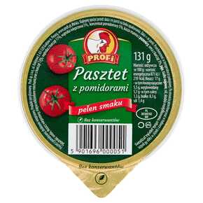 PASZTET PROFI DROBIOWY POMIDOROWY 131 g