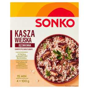 KASZA JĘCZMIENNA SONKO 4*100 g HFP