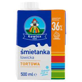 ŚMIETANKA UHT ŁOWICZ 36% 500 g