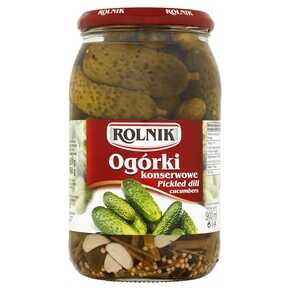 OGÓRKI ROLNIK KONSERWOWE 900 ml