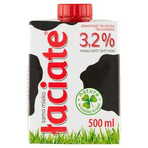 MLEKO UHT ŁACIATE 3,2 % 500 ml SM MLEKPOL