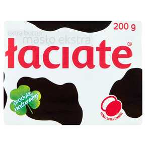MASŁO EKSTRA ŁACIATE 200 g MLEKPOL