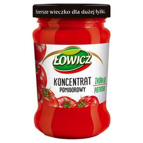 KONCENTRAT POMIDOROWY ŁOWICZ 190 g AGROS NOVA SŁOIK
