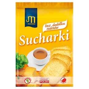 SUCHARKI MAMUT BEZ CUKRU 225 g