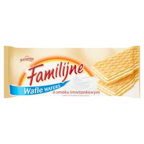 WAFLE JUTRZENKA FAMILIJNE ŚMIETANKOWE 180 g COLIAN