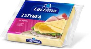 SER TOPIONY LACTIMA Z SZYNKĄ PLASTRY 130 g