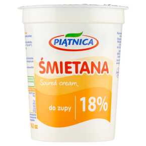 ŚMIETANA PIĄTNICA 18% 400 ml