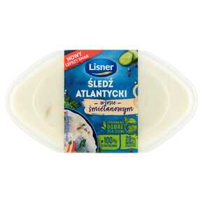 FILETY ŚLEDZIOWE LISNER W SOSIE ŚMIETANOWYM 280 g