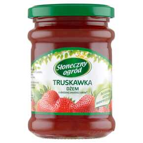 DŻEM SŁONECZNY OGRÓD TRUSKAWKA NISKOSŁODZ 280 g MW DOBRY WYBÓR