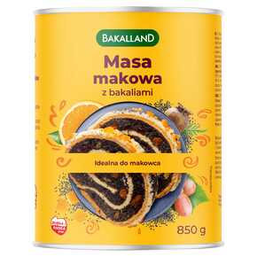 MASA MAKOWA BAKALLAND Z BAKALIAMI 850 g