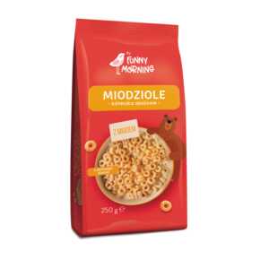 PŁATKI FUNNY MORNING KÓŁECZKA MIODOWE 250 g MW DOBRY WYBÓR