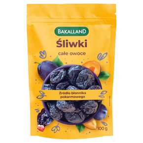 ŚLIWKI BAKALLAND KALIFORNIJSKIE 100 g