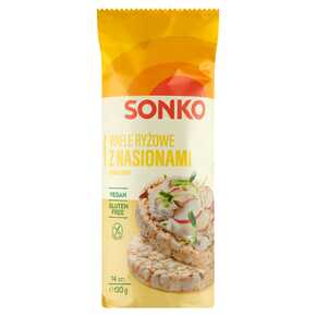 WAFLE SONKO RYŻOWE SŁONECZNIK 130 g HFP