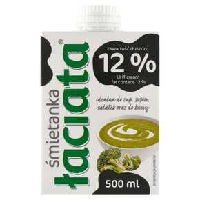 ŚMIETANKA ŁACIATA 12% 500 ml SM MLEKPOL KRT