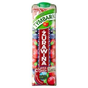 NAPÓJ TYMBARK OWOCE ŚWIATA ŻURAWINA-JAGOD-JABŁ 1 l MASPEX KRT