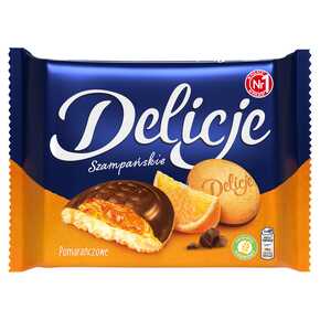 CIASTKA DELICJE SZAMPAŃSKIE POMARAŃCZOWE 294 g MONDELEZ