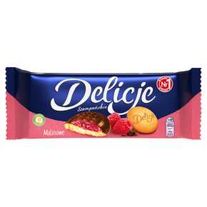 CIASTKA DELICJE SZAMPAŃSKIE MALINOWE 147 g MONDELEZ