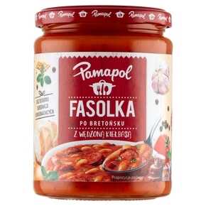 FASOLKA PAMAPOL PO BRETOŃSKU Z KIEŁBASĄ 500 g