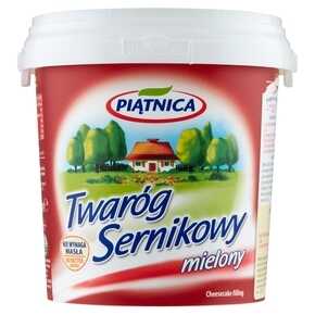 TWARÓG PIĄTNICA SERNIKOWY MIELONY 1 kg WIADRO