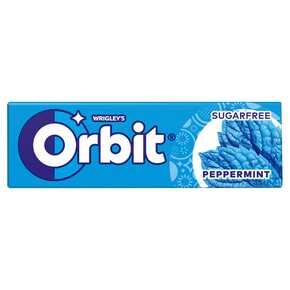 GUMA ORBIT PEPPERMINT DRAŻE 14 g MARS