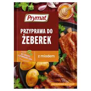 PRZYPRAWA PRYMAT DO ŻEBEREK Z MIODEM 20 g