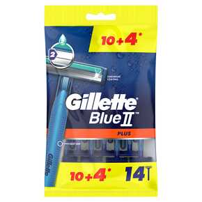 MASZYNKA DO GOLENIA GILLETTE BLUE II PLUS 14 szt. P&G