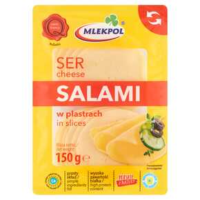 SER MLEKPOL SALAMI PLASTRY 150 g