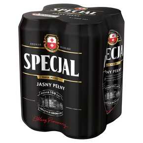 PIWO SPECJAL JASNY PELNY 6% 500 ml 4-PAK GŻ PUSZ