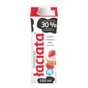 ŚMIETANKA ŁACIATA 30% 250 ml SM MLEKPOL KRT