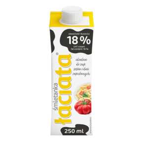 ŚMIETANKA ŁACIATA 18% 250 ml SM MLEKPOL KRT