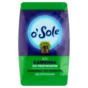 SÓL O'SOLE KAMIENNA NIEJODOWANA 1 kg CENOS