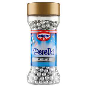 DEKORACJE DR OETKER PERELKI SREBRNE 42G