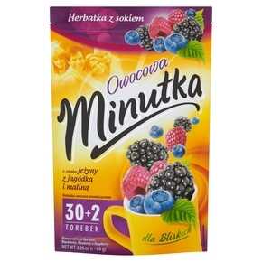 HERBATA EXP MINUTKA JEŻYN-MALIN-JAGOD 25+3*2 g MOKATE