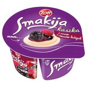 KASZKA SMAKIJA Z SOSEM MALIN-OWOC LEŚN 130 g ZOTT
