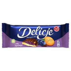 CIASTKA DELICJE SZAMPAŃSKIE JAGODOWE 147 g MONDELEZ