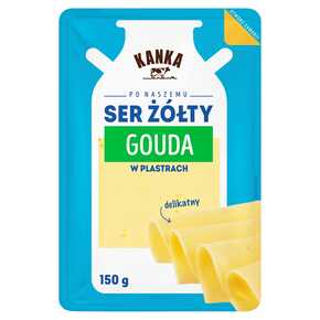 SER KANKA GOUDA PLASTRY 150 g MW DOBRY WYBÓR