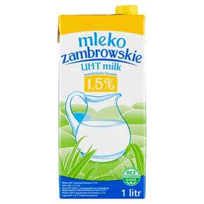 MLEKO UHT ZAMBROWSKIE 1,5 % 1 l SM MLEKPOL