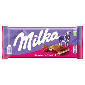 CZEKOLADA MILKA RASPBERRY CREME 100 g MONDELEZ