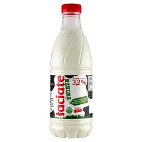 MLEKO ŚWIEŻE ŁACIATE 3,2 % 1 l SM MLEKPOL PET