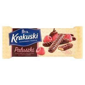 CIASTKA KRAKUSKI PALUSZKI Z GALARET MALIN W CZEK 144 g BAHLSEN