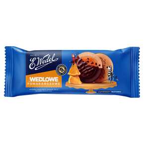 CIASTKA WEDLOVE BISZKOPTY Z GALARETKĄ POMARAŃCZOWĄ 147 g WEDEL