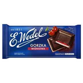 CZEKOLADA WEDEL GORZKA NADZ WIŚNIOWYM 100 g
