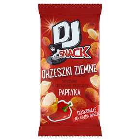 ORZESZKI ZIEMNE DJ PAPRYKA W SKORUPCE 100 g MW DOBRY WYBÓR