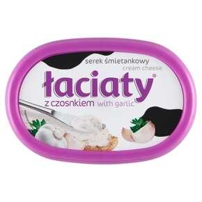 SEREK ŁACIATY ŚMIETANKOWY Z CZOSNKIEM 135 g MLEKPOL
