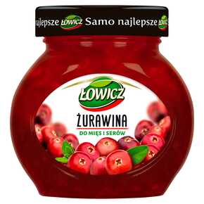 ŻURAWINA ŁOWICZ DO MIĘS I SERÓW 230 g AGROS NOVA