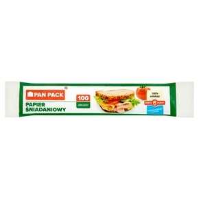 PAPIER ŚNIADANIOWY PAN PACK 100 szt. MW DOBRY WYBÓR