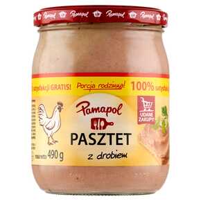 PASZTET PAMAPOL Z DROBIEM 490 g