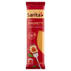 MAKARON SARITA SPAGHETTI DURUM 400 g MW DOBRY WYBÓR
