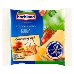 SER TOPIONY HOCHLAND GOUDA PLASTRY 130 g