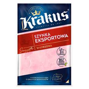 SZYNKA EKSPORTOWA PLASTRY 120 g KRAKUS